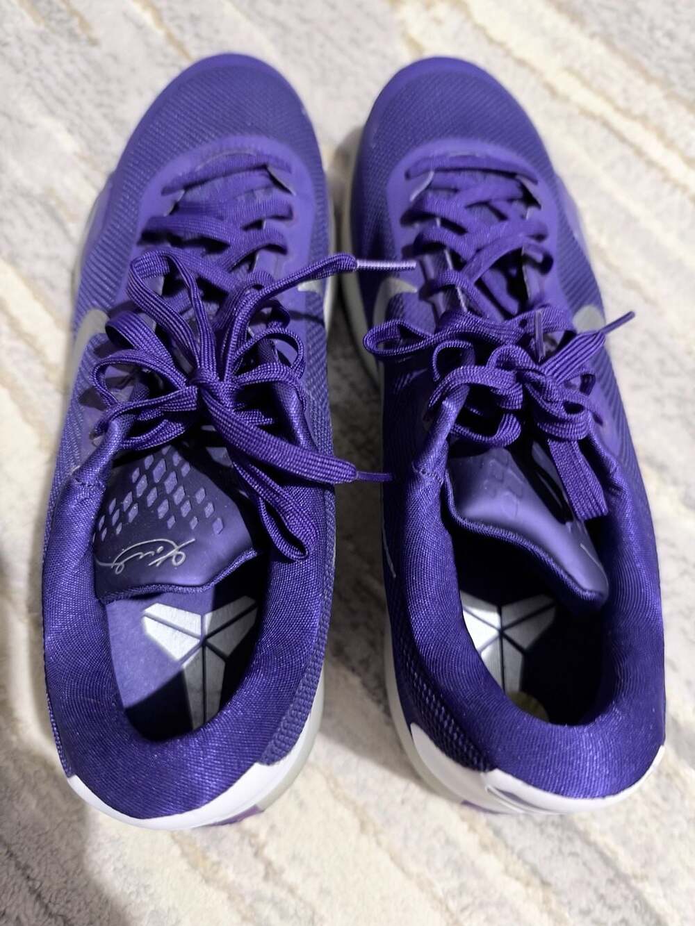 Nike Kobe 10 Size 16 Purple Lakers Moonwalker 813030-501